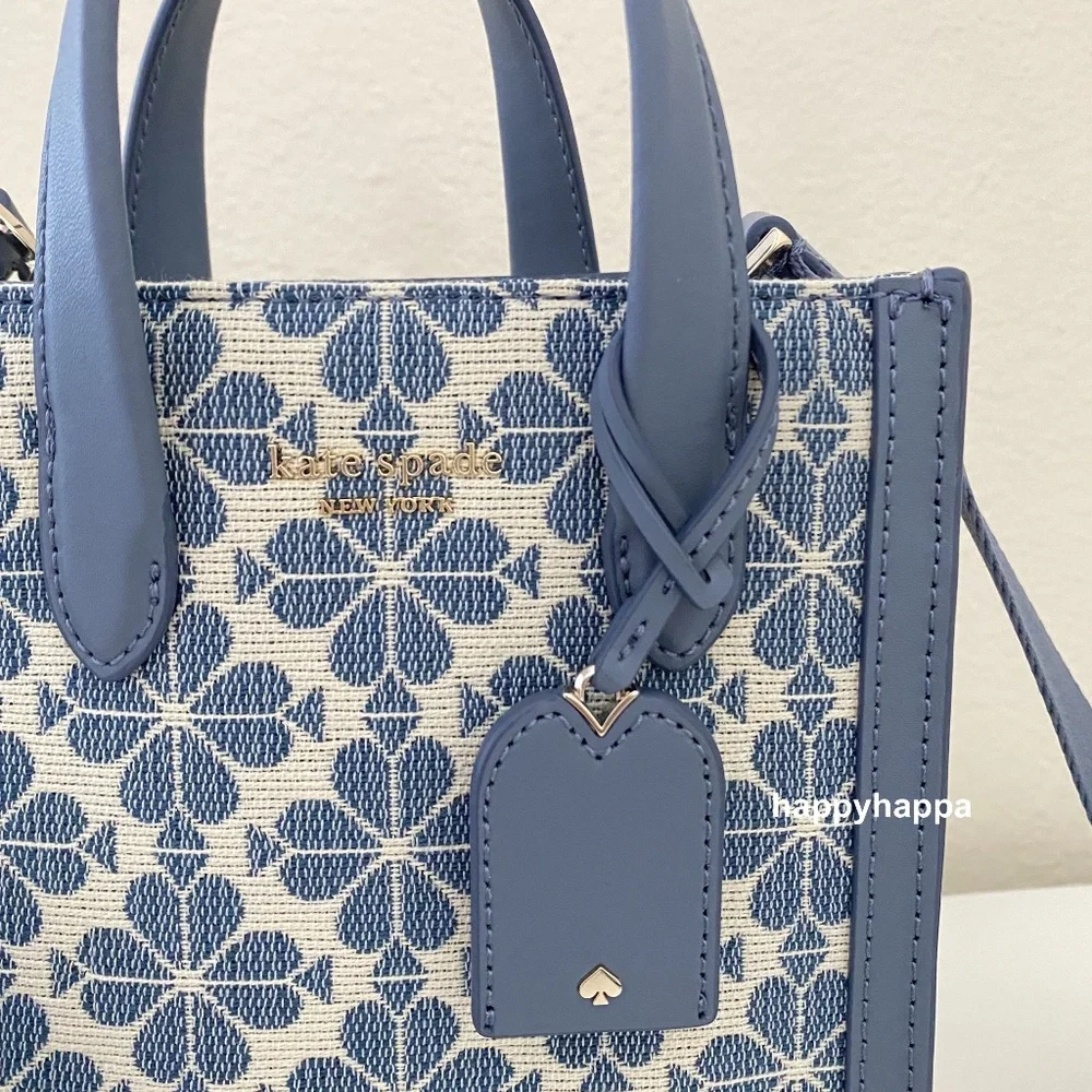 <kate spade> ♠️ spade flower jacquard manhattan mini crossbody/NWT - Picture 3 of 7